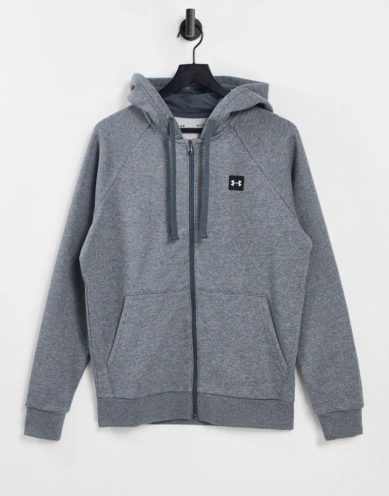 商品Under Armour|Under Armour Training Rival fleece full zip hoodie in grey,价格¥362,第1张图片