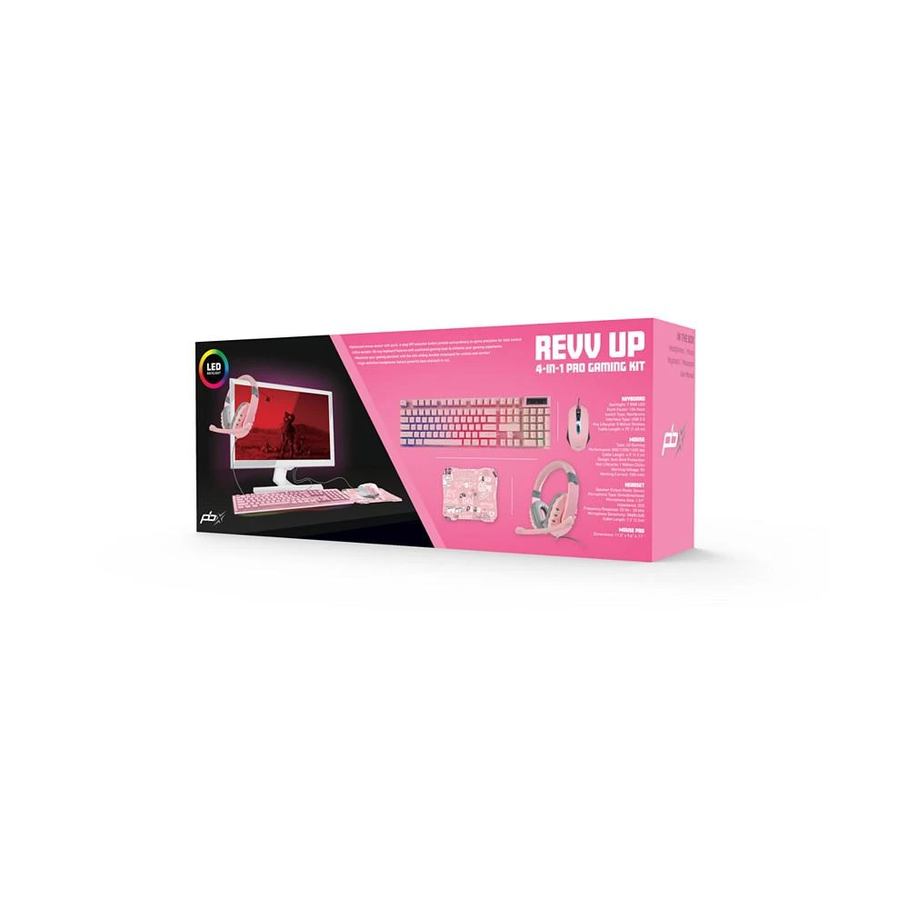 商品ArtSound|CLOSEOUT! Gaming Combo, 4-Piece Set in Light Pink,价格¥179,第2张图片详细描述