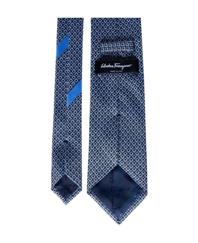 商品Salvatore Ferragamo|Monogram Printed Pointed Tip Tie,价格¥1457,第4张图片详细描述