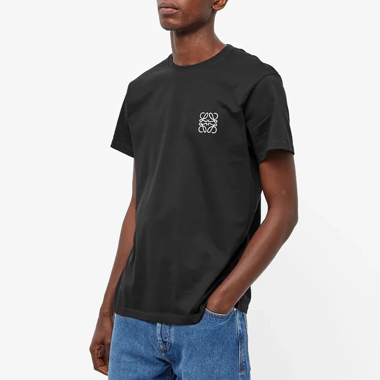 商品[国内直发] Loewe|罗意威 FW21 Anagram圆领短袖T恤 男款 黑色,价格¥3821,第6张图片详细描述