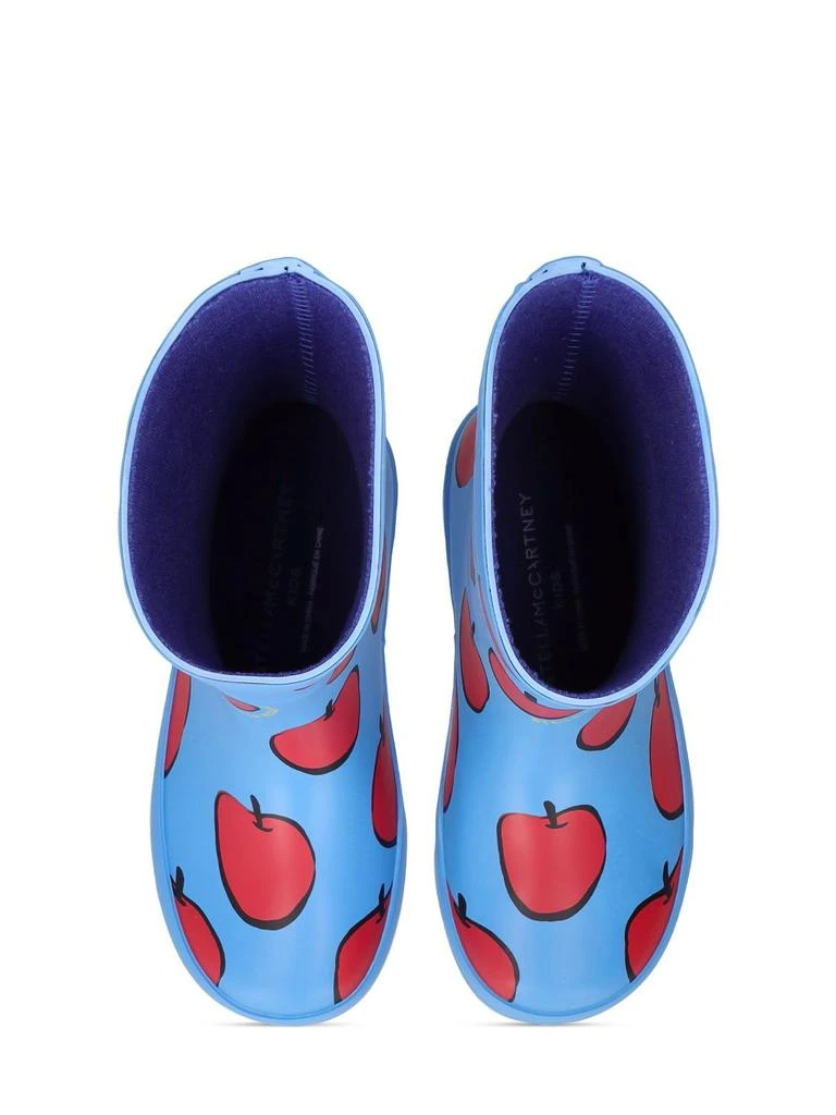 商品Stella McCartney|Apple Print Rubber Rain Boots,价格¥393,第3张图片详细描述