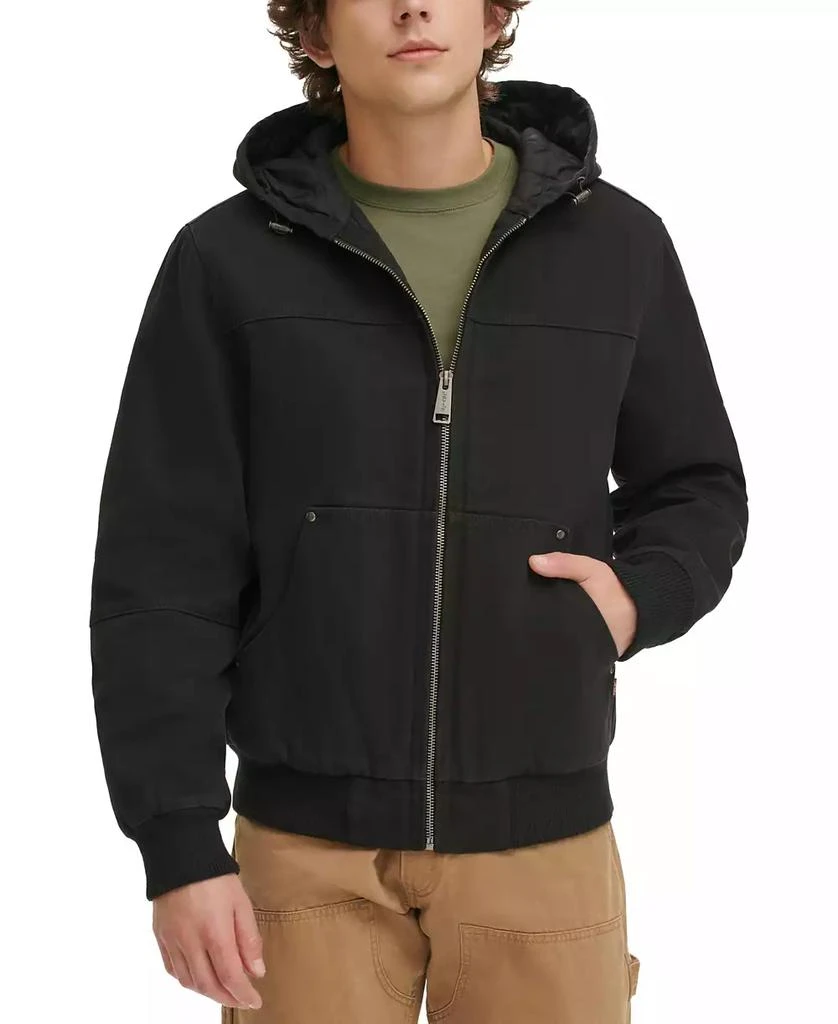 商品Levi's|Men's Workwear Hoodie Bomber Jacket with Quilted Lining,价格¥1855,第1张图片