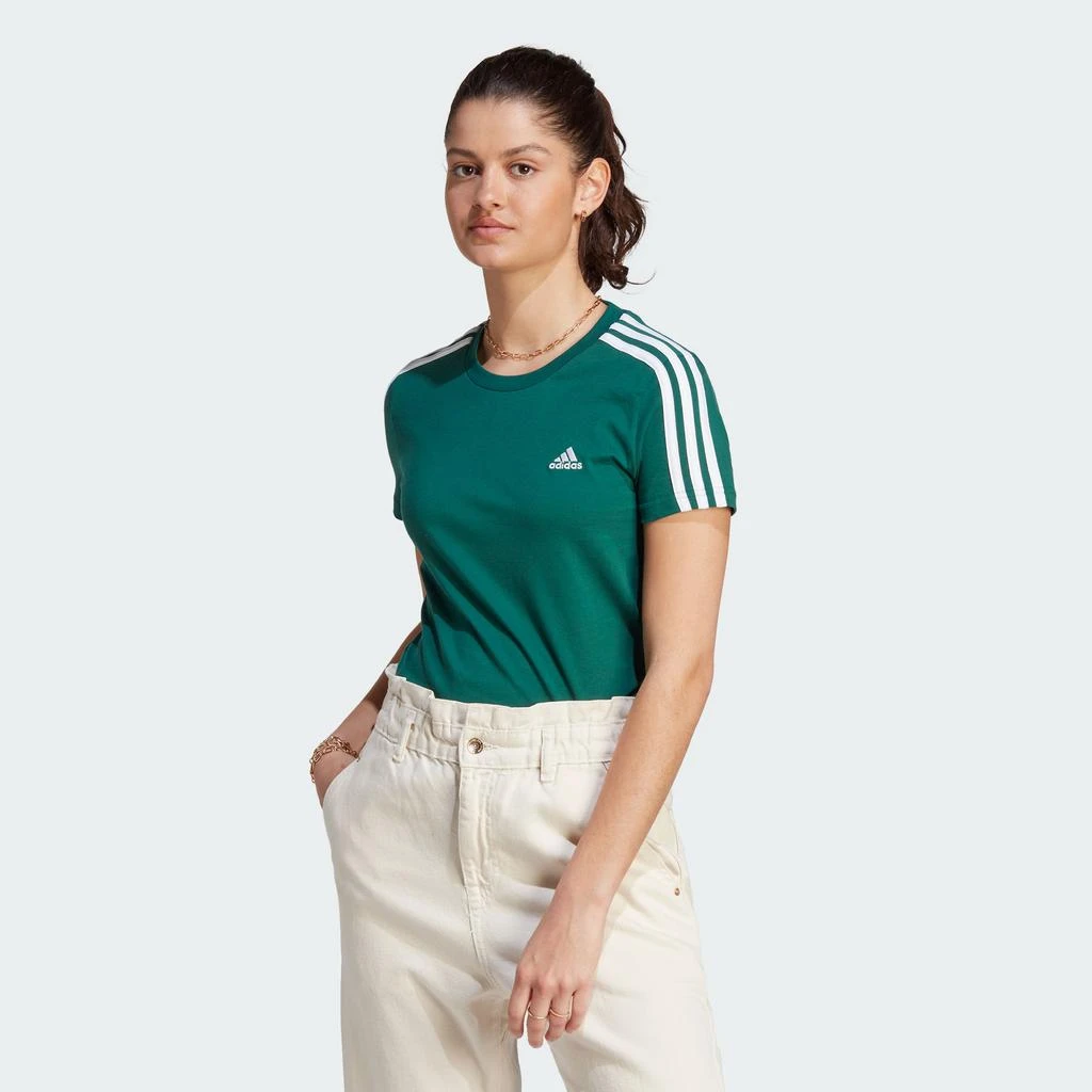 商品Adidas|ESSENTIALS SLIM 3-STRIPES T-SHIRT,价格¥170,第1张图片