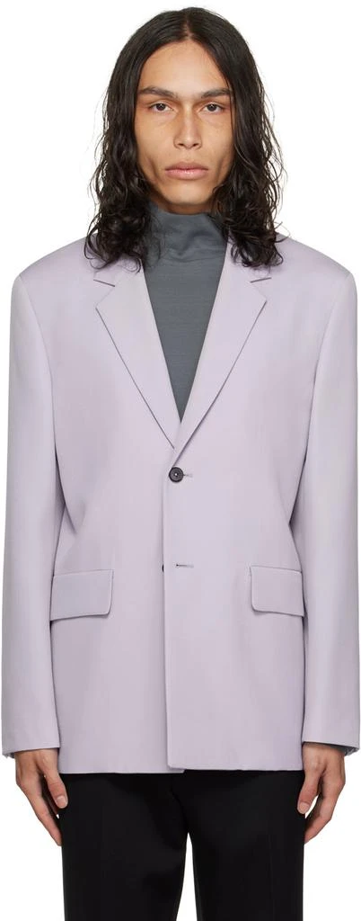 商品Jil Sander|Purple Single-Breasted Blazer,价格¥5410,第1张图片