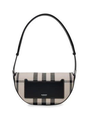 商品[二手商品] Burberry|Olympia Small Bag In Beige Canvas,价格¥10569,第2张图片详细描述