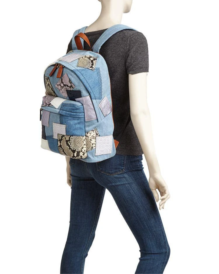 商品Marc Jacobs|单宁拼接布双肩包,价格¥3054,第2张图片详细描述