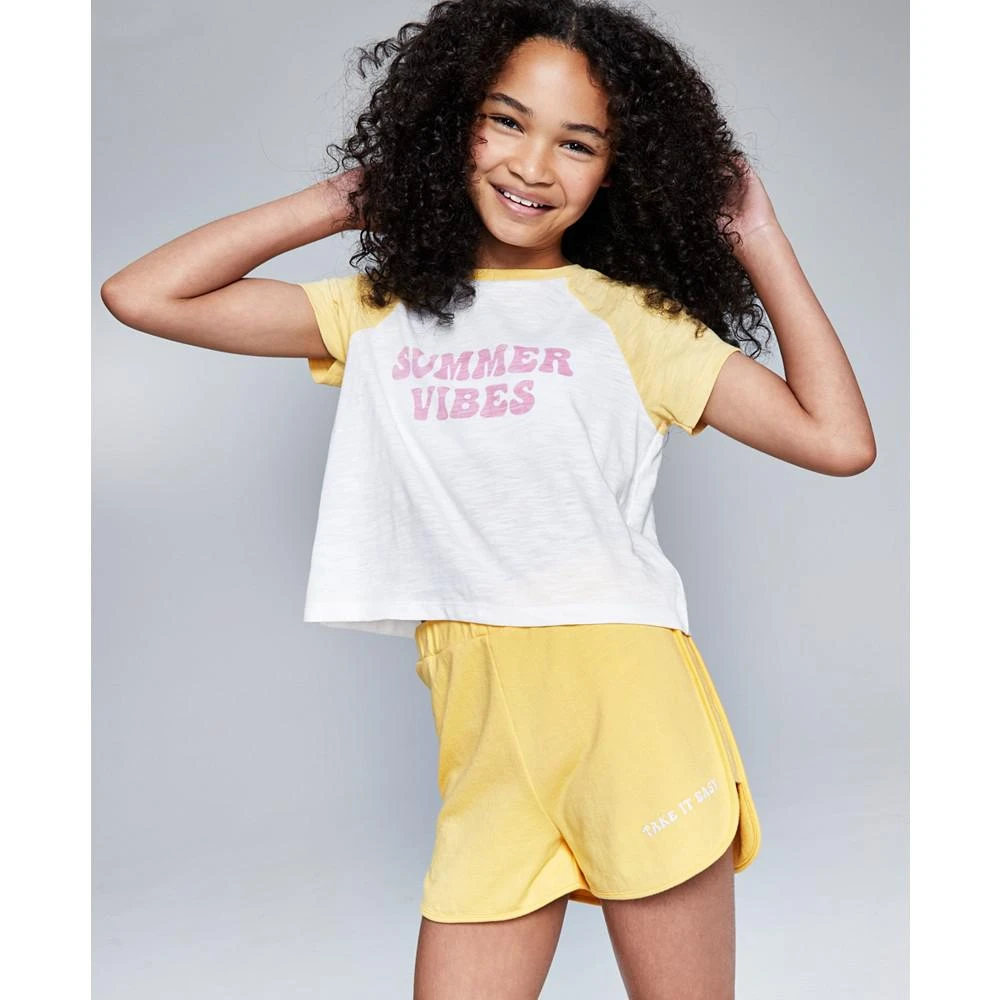 商品Epic Threads|Big Girls Stella Summer Vibes T-Shirt, Created For Macy's,价格¥24,第1张图片