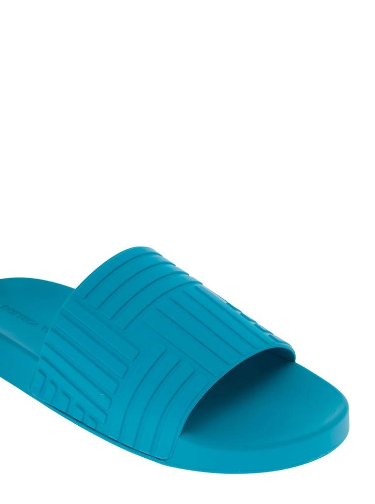 商品Bottega Veneta|Bottega Veneta Mens Light Blue Rubber Slide Sandals,价格¥1639,第4张图片详细描述
