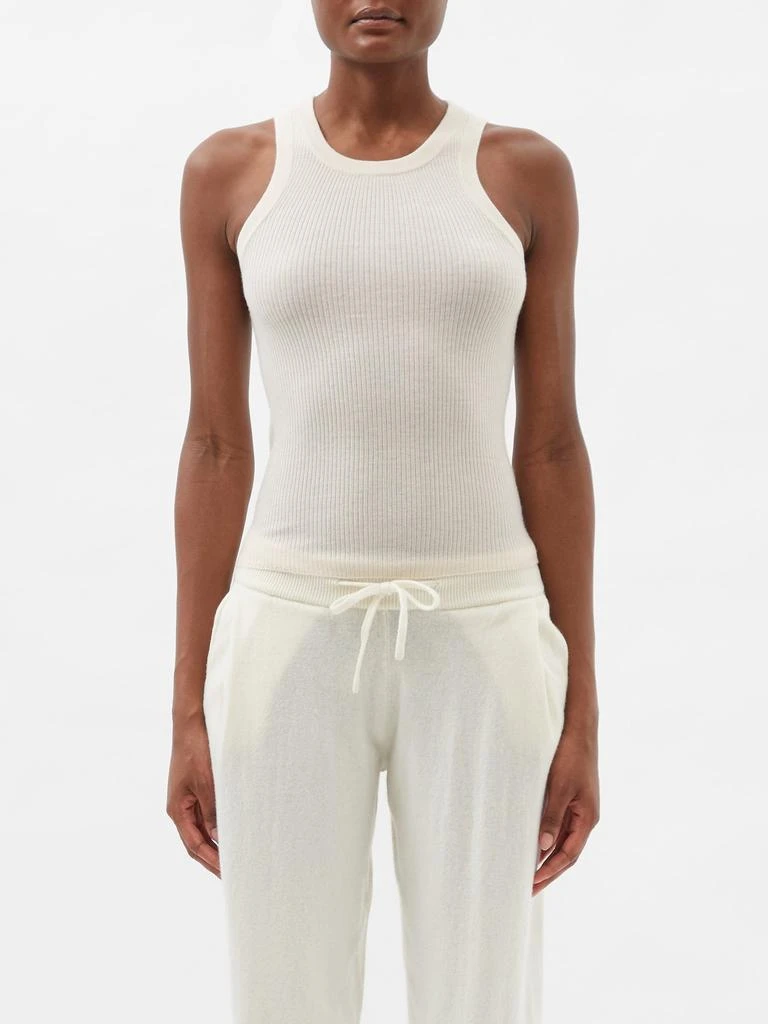 商品Lisa Yang|Addison ribbed cashmere tank top,价格¥957,第1张图片