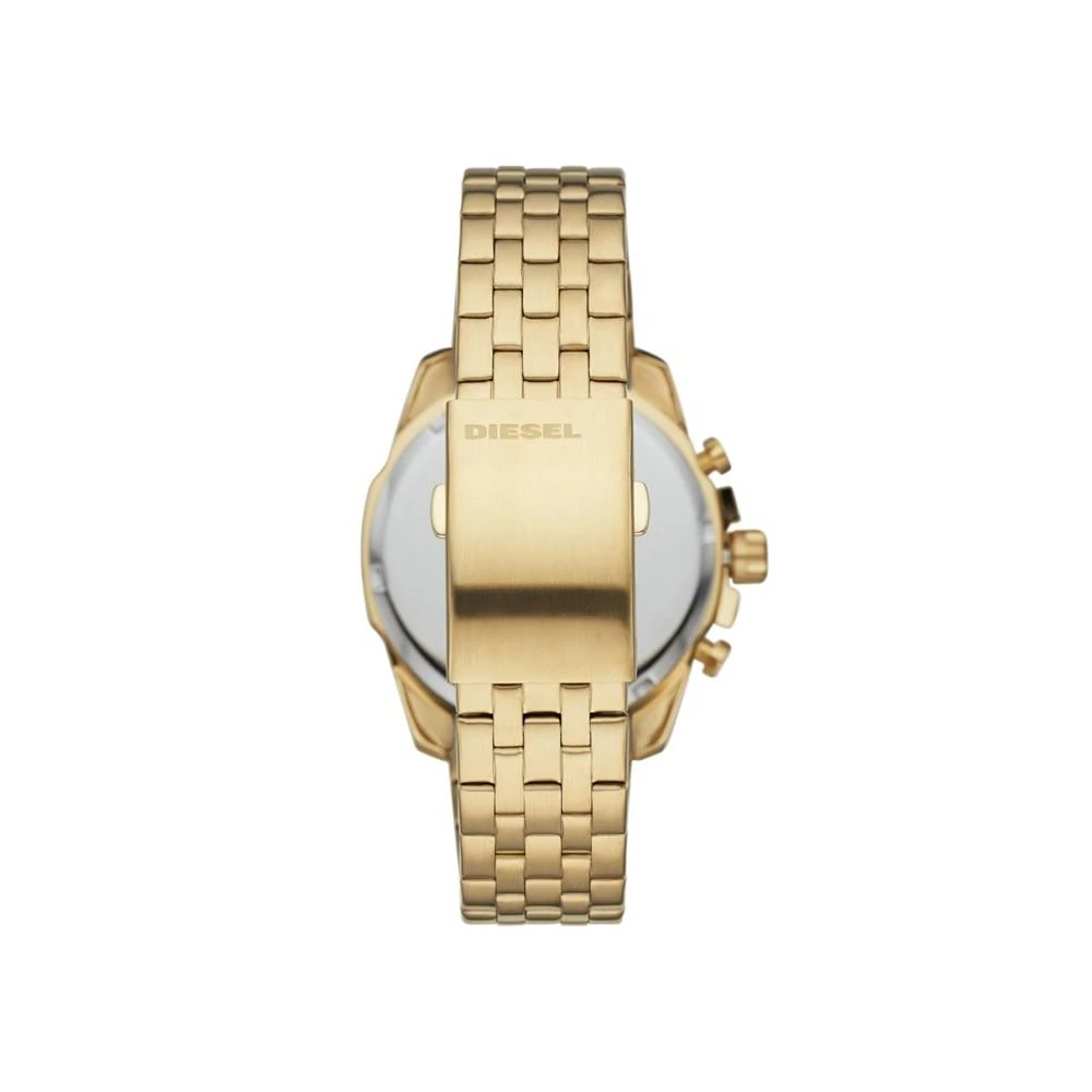商品Diesel|Men's Baby Chief Chronograph Gold-Tone Stainless Steel Bracelet Watch 43mm,价格¥2010,第2张图片详细描述