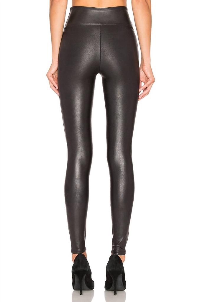 Faux Leather Legging In Black商品第3张图片规格展示