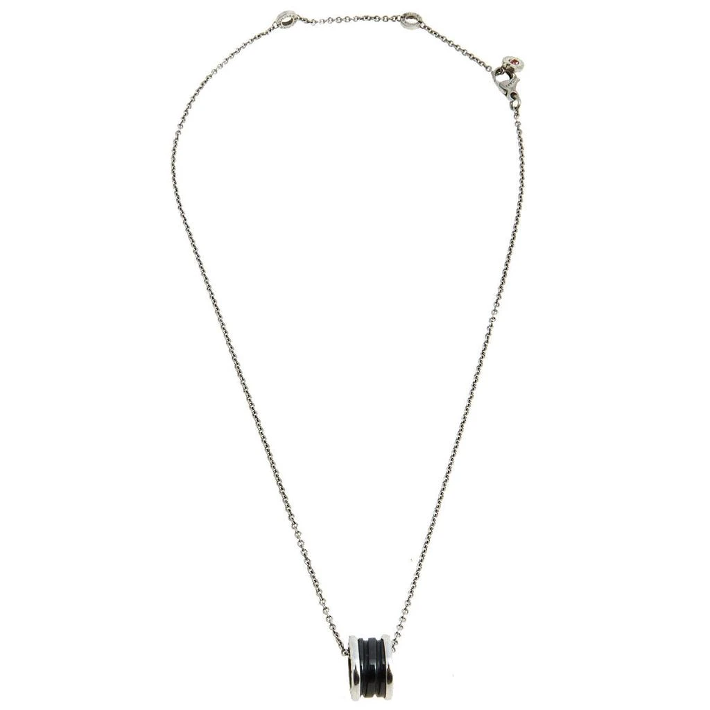 商品[二手商品] BVLGARI|Bvlgari Save The Children B.Zero1 Black Ceramic Silver Pendant Necklace,价格¥1663,第2张图片详细描述