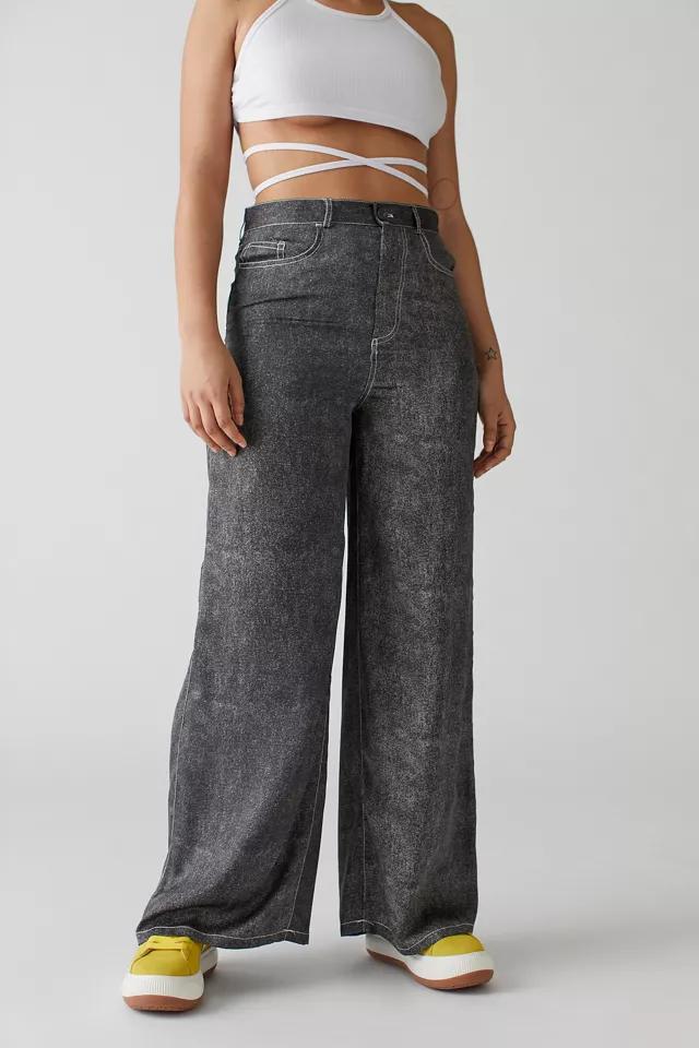 UO Lisa Contrast-Stitch Wide Leg Pant商品第1张图片规格展示