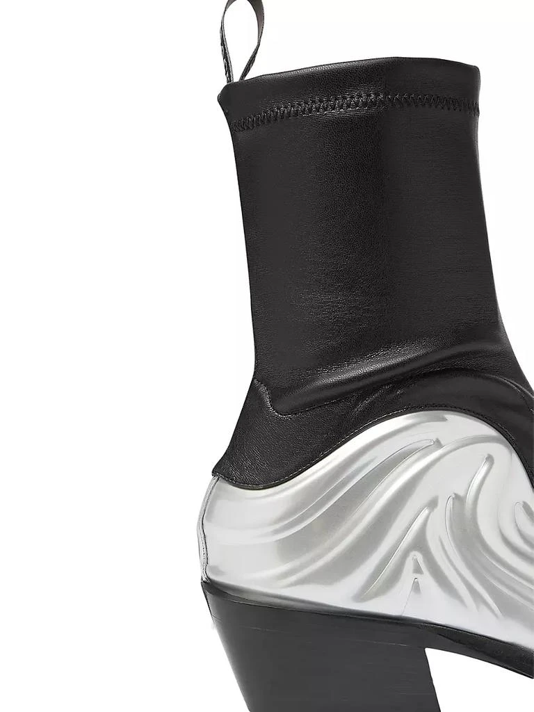 商品Versace|Two-Toned Square-Toed Boots,价格¥7540,第4张图片详细描述
