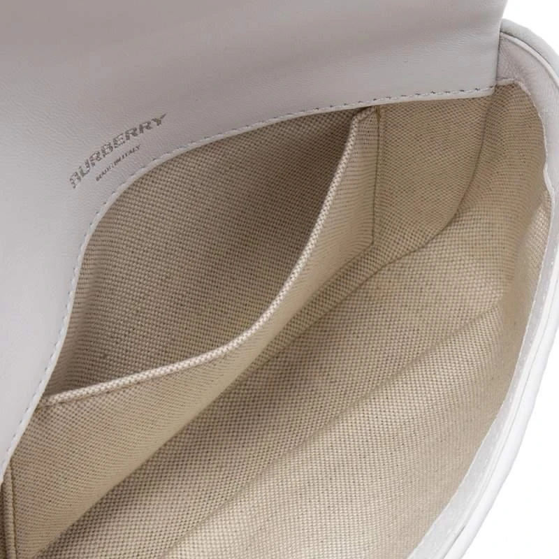 Burberry White/Red Woven Leather TB Lola Belt Bag 商品