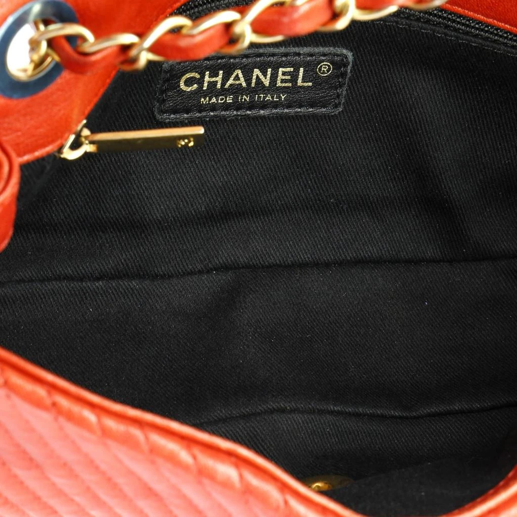 商品[二手商品] Chanel|Medallion Charm Flap Bag Chevron Wrinkled Lambskin Small,价格¥21180,第5张图片详细描述