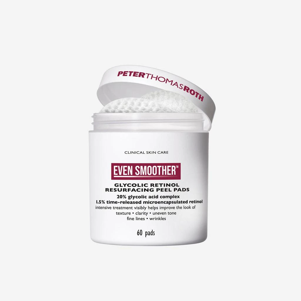 商品Peter Thomas Roth|甘醇酸+视黄醇 抗皱去角质棉片60片装,价格¥398,第1张图片