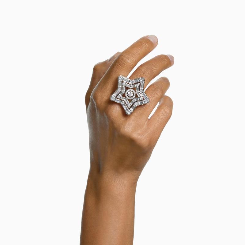 商品Swarovski|Silver Star cocktail ring,价格¥1976,第4张图片详细描述
