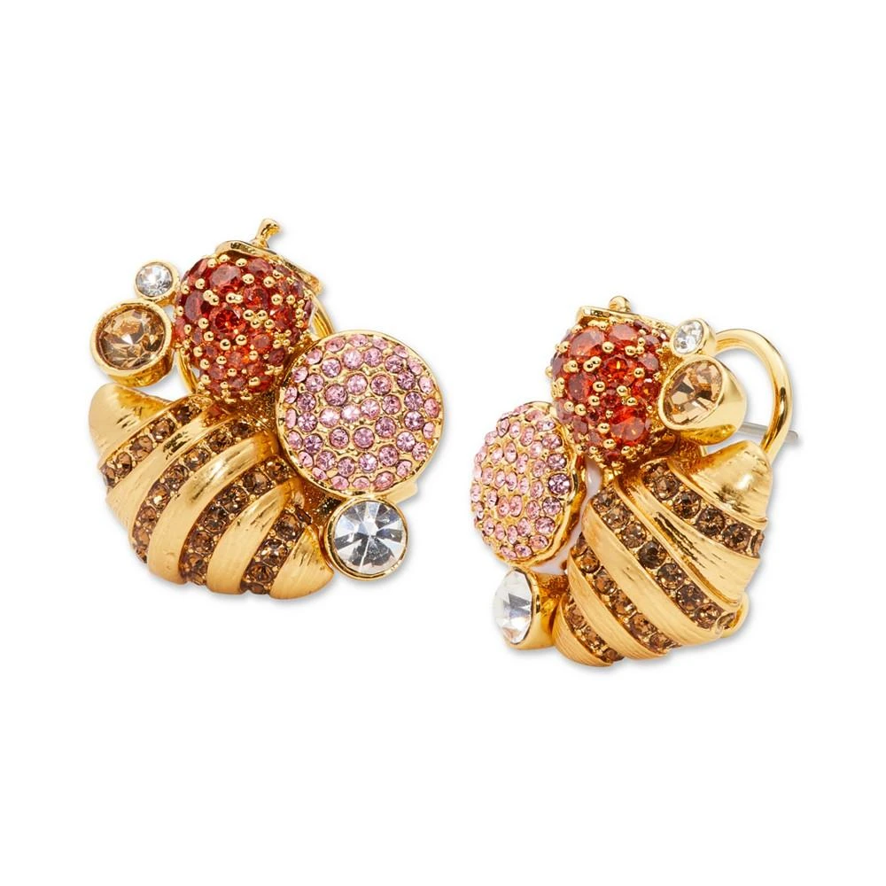 商品Kate Spade|Gold-Tone Crystal Sweet Treat Cluster Stud Earrings,价格¥315,第1张图片