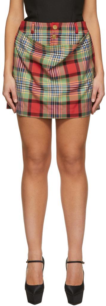 商品Vivienne Westwood|Multicolor Alien Mini Skirt,价格¥2718,第1张图片