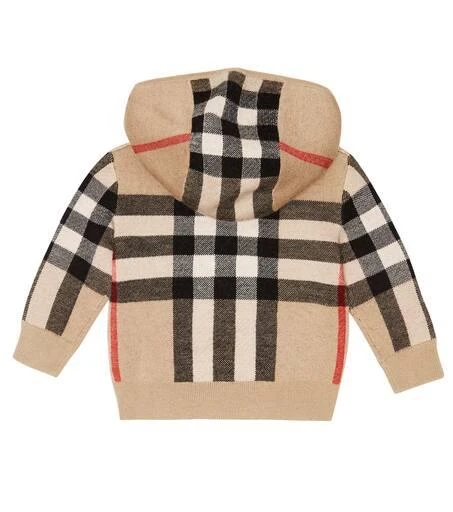 商品Burberry|Baby Check zip-up hoodie,价格¥3556,第2张图片详细描述