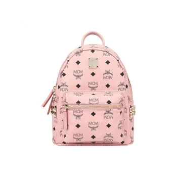 商品[国内直发] MCM|MCM STARK 系列 女士 浅粉色 侧钉小号双肩背包 MMK7AVE37PZ001,价格¥4117,第2张图片详细描述