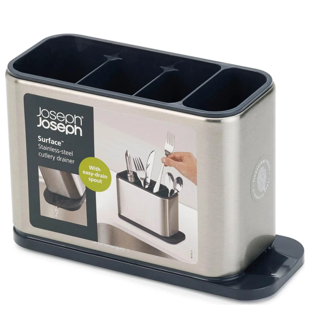 商品Joseph Joseph|Joseph Joseph Surface Cutlery Drainer - Stainless Steel,价格¥250,第1张图片