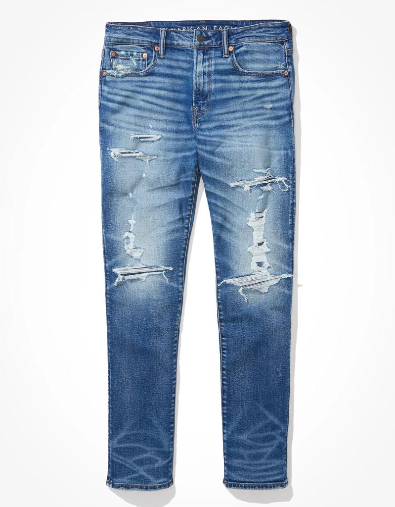 AE AirFlex+ Patched Slim Straight Jean商品第4张图片规格展示