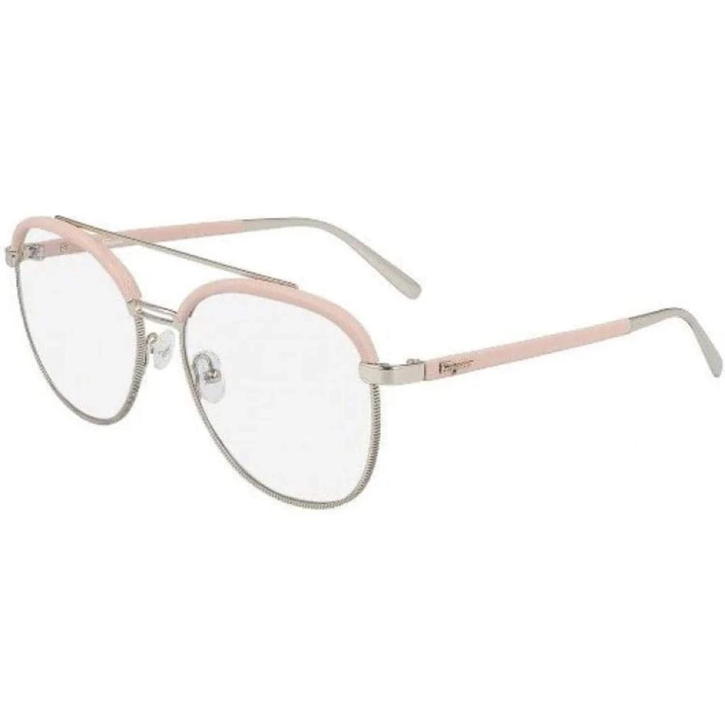 商品Salvatore Ferragamo|Salvatore Ferragamo Women's Eyeglasses - Gold Nude | SALVATORE FERRAGAMO SF2195L 718,价格¥453,第1张图片