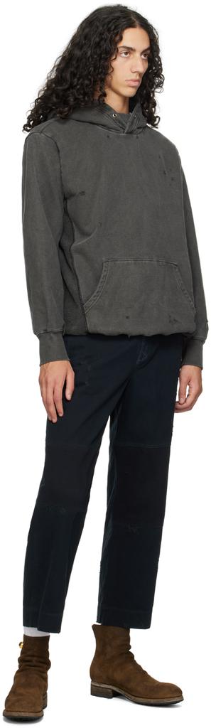 UNDERCOVER Gray Distressed Hoodie - Hoodies - Compare Prices
