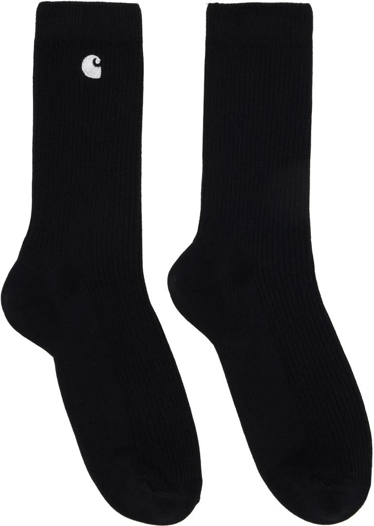 商品Carhartt WIP|Two-Pack Black Madison Socks,价格¥352,第2张图片详细描述