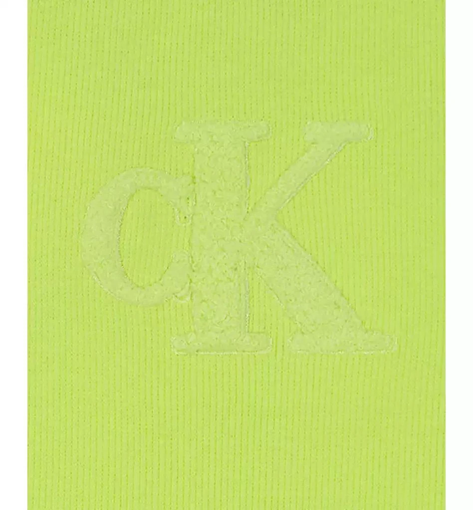 商品Calvin Klein|Big Girls Ribbed Racerback Logo Tank Top,价格¥74,第2张图片详细描述