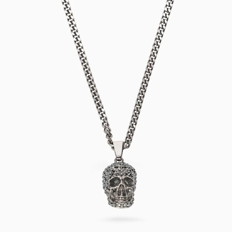 商品Alexander McQueen|Alexander McQueen Crystal skull necklace,价格¥2233,第3张图片详细描述