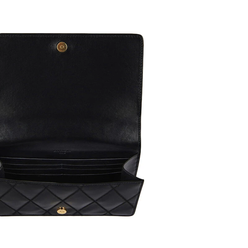 Givenchy纪梵希 女士菱形绗缝皮革迷你单肩挎包 BB607KB08Z-001 商品