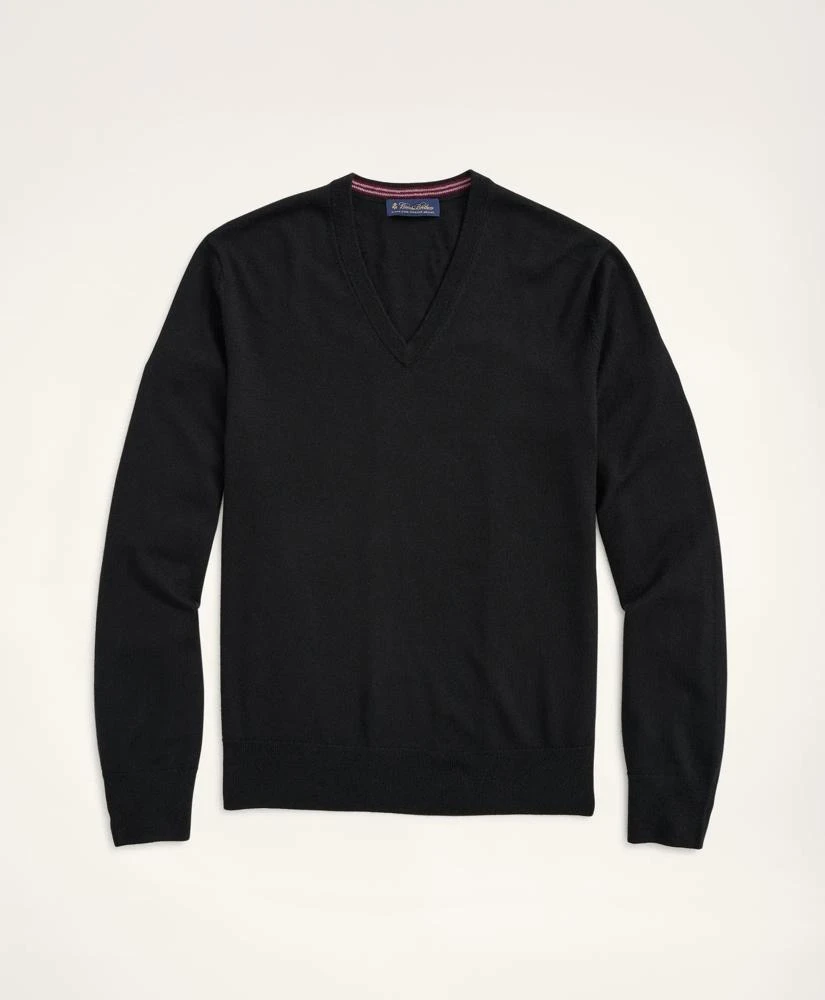 商品Brooks Brothers|Big & Tall Merino Wool V-Neck Sweater,价格¥497,第1张图片