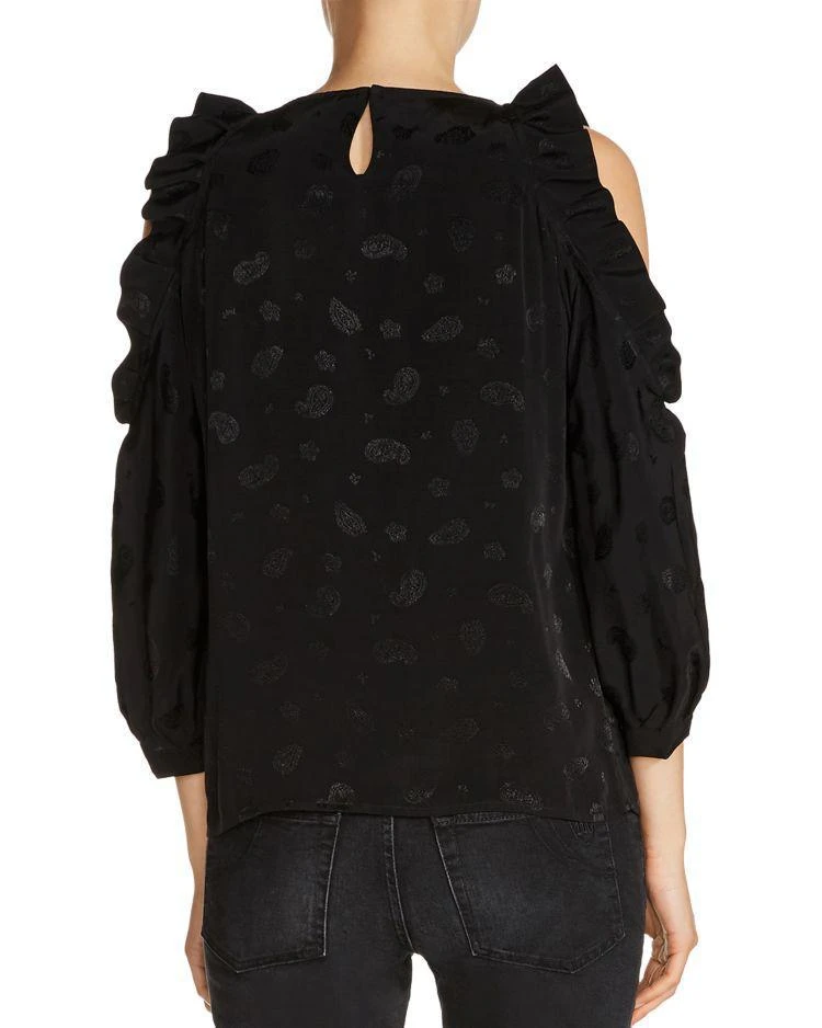 商品Maje|Loyd Cold-Shoulder Top,价格¥926,第2张图片详细描述