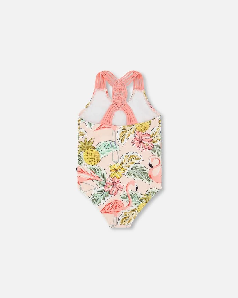 商品Deux par Deux|One Piece Swimsuit Printed Flamingo,价格¥446,第3张图片详细描述