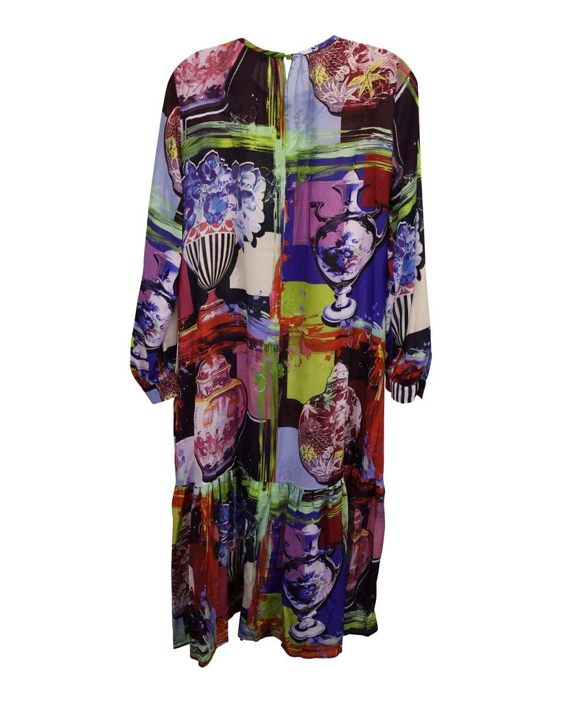 商品[二手商品] Max Mara|Weekend Max Mara Cassino Printed Midi Dress in Multicolor Silk,价格¥1197,第2张图片详细描述