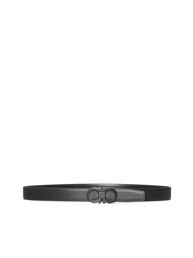 商品Salvatore Ferragamo|Ferragamo Gancini Logo Plaque Reversible Belt,价格¥3482,第1张图片