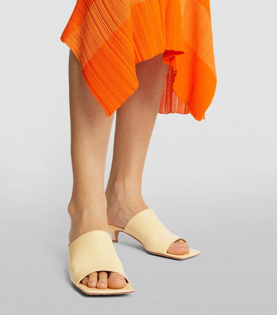 商品Bottega Veneta|Leather Stretch Mules 40,价格¥7270,第2张图片详细描述