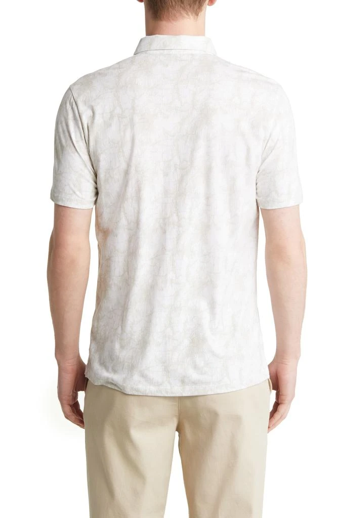 商品Robert Barakett|Marzipan Leaf Print Cotton Polo,价格¥229,第2张图片详细描述