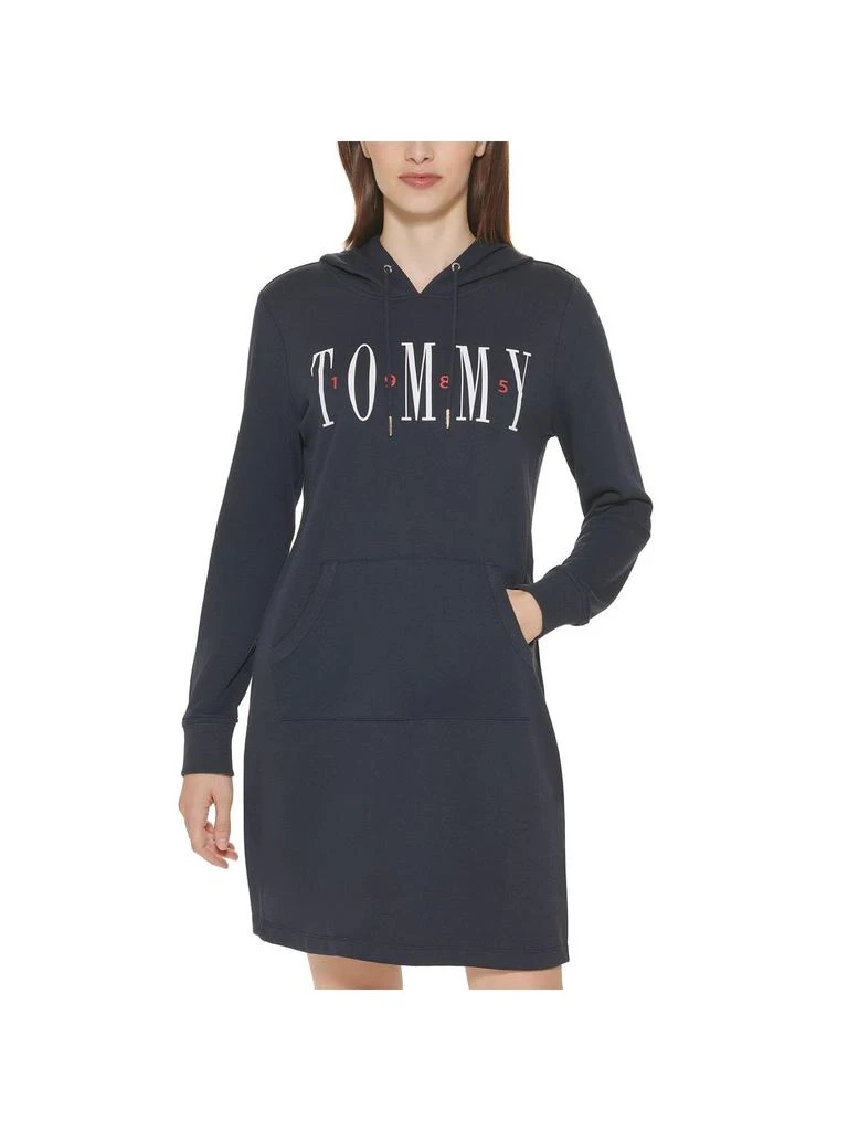 商品Tommy Hilfiger|Womens Hooded Sweatshirt Sweatshirt Dress,价格¥298,第1张图片