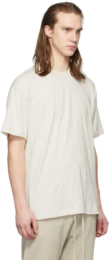 商品Essentials|Three-Pack Off-White Jersey T-Shirts,价格¥809,第2张图片详细描述