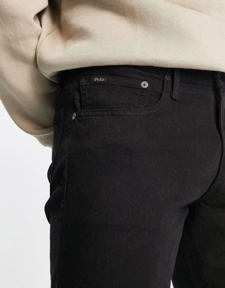 商品Ralph Lauren|Polo Ralph Lauren Sullivan slim fit jeans in black,价格¥516,第3张图片详细描述