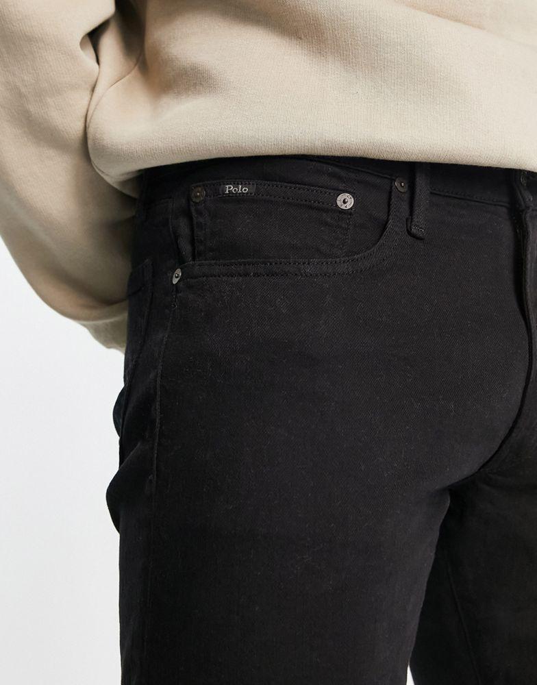 商品Ralph Lauren|Polo Ralph Lauren Sullivan slim fit jeans in black,价格¥956,第5张图片详细描述