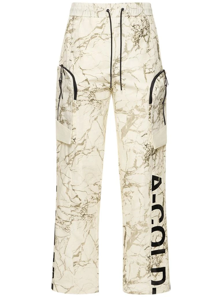 商品A-COLD-WALL*|Marble Print Cotton Cargo Pants,价格¥2382,第1张图片