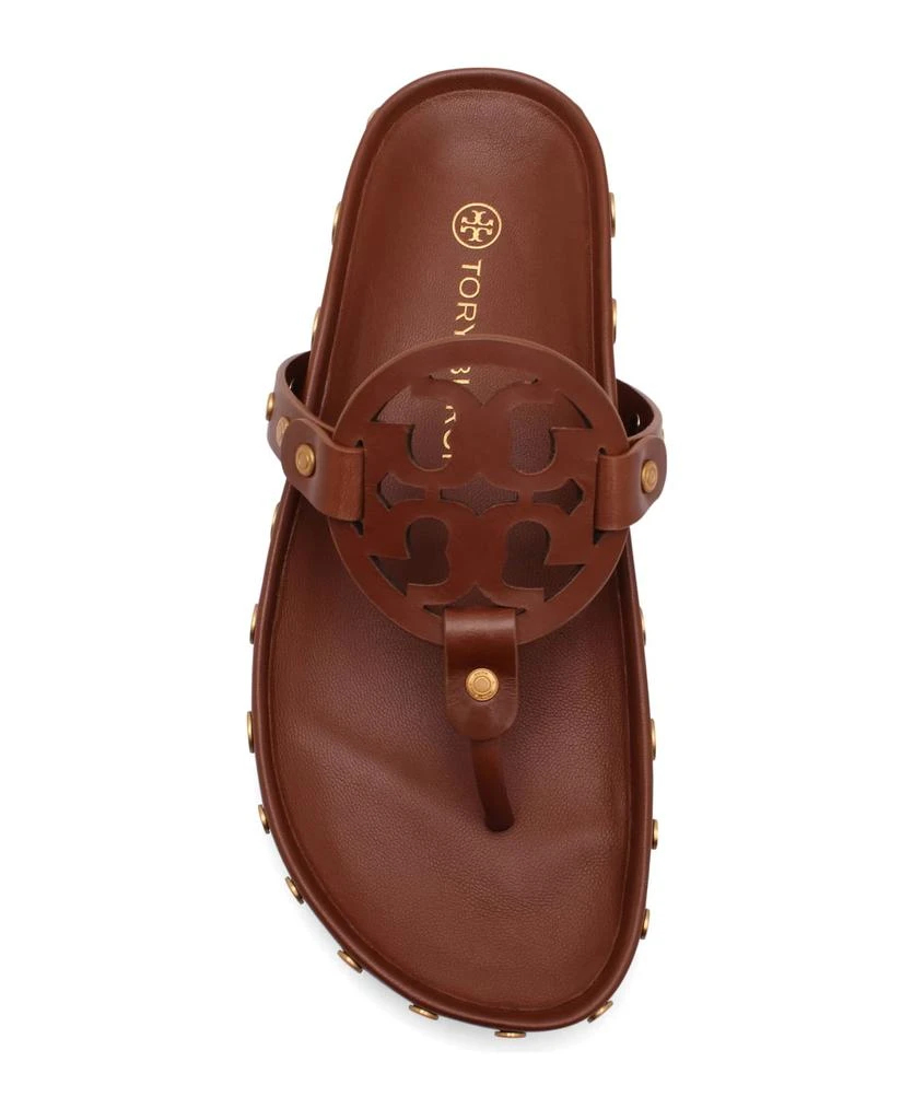 商品Tory Burch|Tory Burch 'cloud Miller' Leather Flip Flops,价格¥1595,第4张图片详细描述