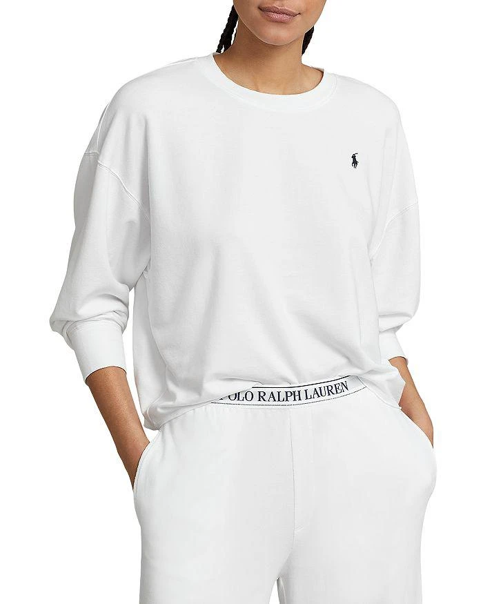 商品Ralph Lauren|Sweatshirt & Wide Leg Pants Set,价格¥1341,第3张图片详细描述