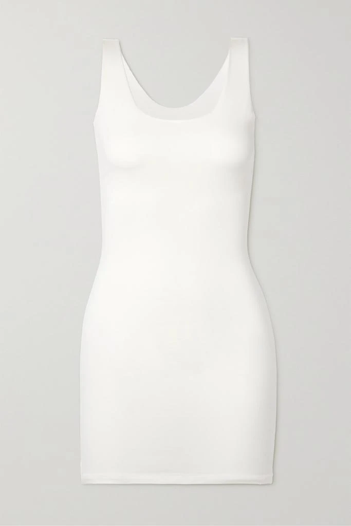 商品SKIMS|Sleep 弹力棉质平纹布迷你连衣裙（颜色：marble）,价格¥241,第1张图片