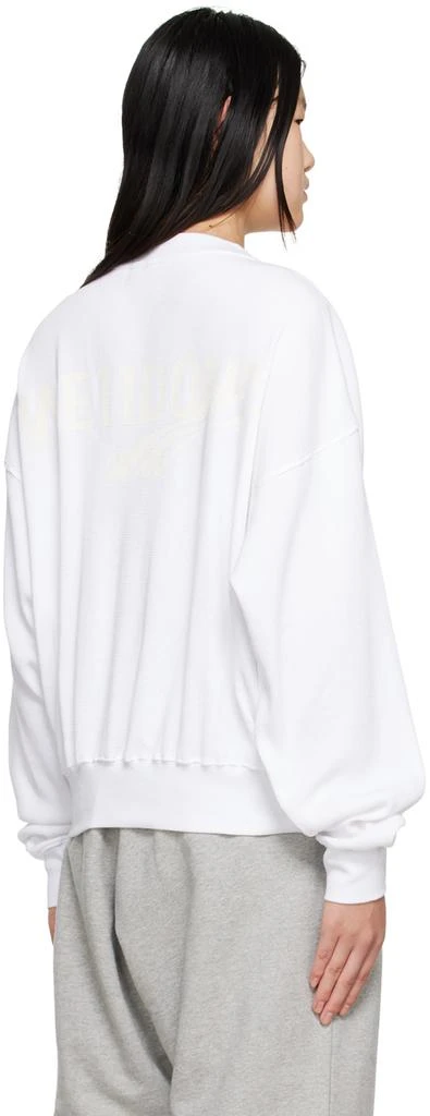 商品We11done|White Crewneck Sweatshirt,价格¥671,第3张图片详细描述